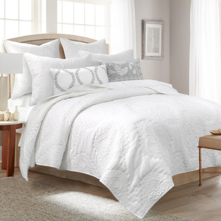 Thumbnail 6: Levtex Home Levtex Home Muslin Stitch White Euro Sham Set of 2 