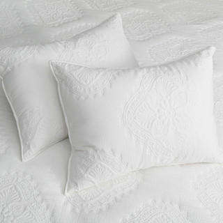 Thumbnail 12: Levtex Home Levtex Home White Muslin Quilt & Sham Set 