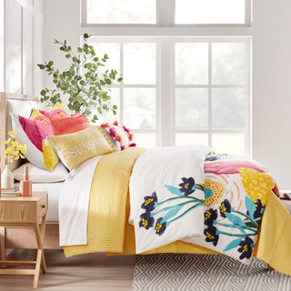 Thumbnail 9: White/Yellow Floral Print