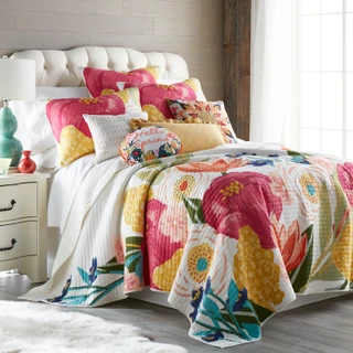 Thumbnail 5: Levtex Home Levtex Home Grandiflora Quilt & Sham Set 