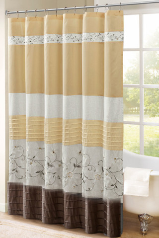 Thumbnail 2: Madison Park Madison Park Serene Shower Curtain 