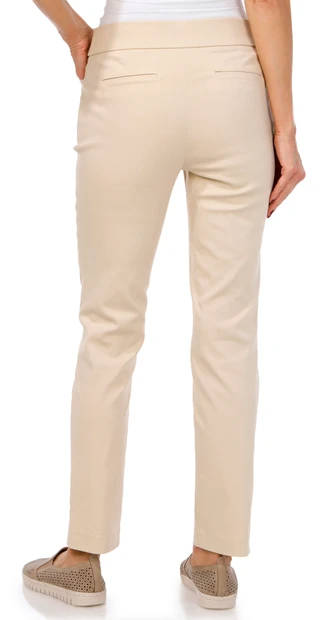 Thumbnail 3: Coral Bay Coral Bay Petite 28 in. Solid Millenium Slimming Pants 
