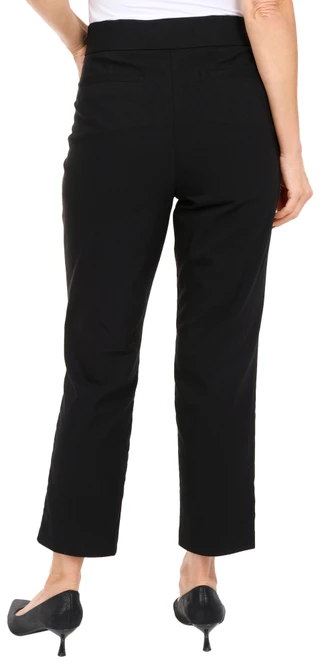 Thumbnail 2: Coral Bay Coral Bay Petite Millenium Solid Slimming Pants (Short) 