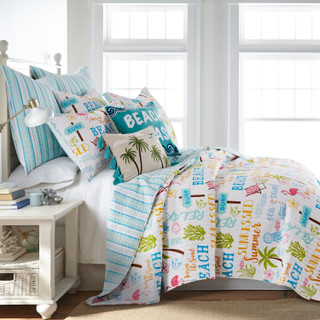 Thumbnail 6: Levtex Home Levtex Home Coastal Beach Days Palm Tassel Pillow 