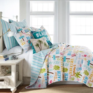 Thumbnail 4: Levtex Home Levtex Home Coastal Beach Days Quilt & Sham Set 