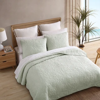Thumbnail 28: TOMMY BAHAMA Tommy Bahama Solid Costa Sera 100% Cotton Quilt 