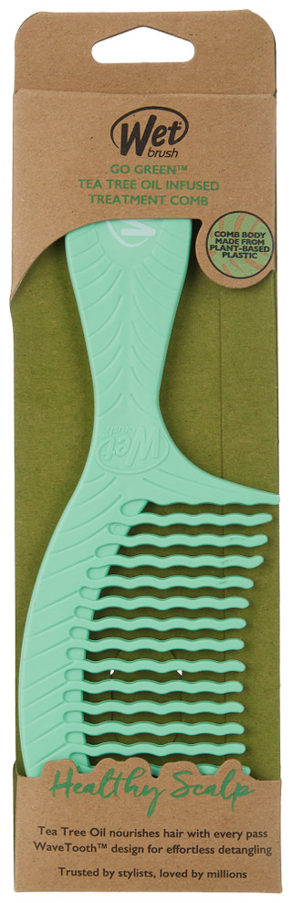 Thumbnail 2: Wet Brush Wet Brush Go Green Detangler Healthy Scalp Hair Comb 