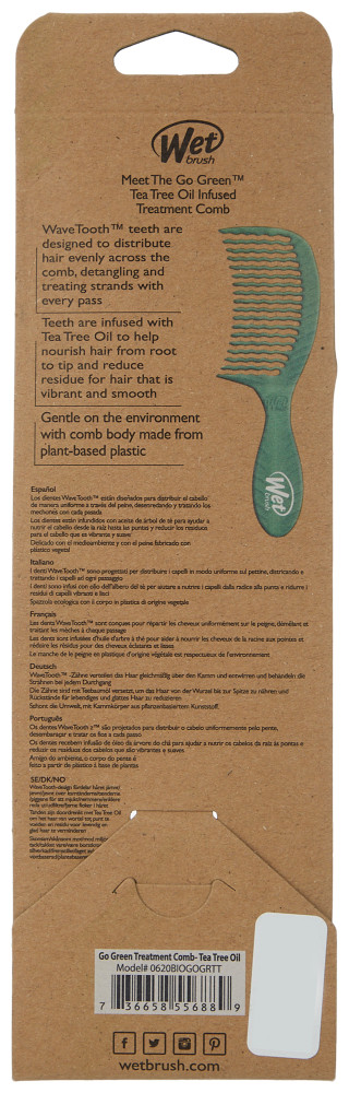 Thumbnail 4: Wet Brush Wet Brush Go Green Detangler Healthy Scalp Hair Comb 