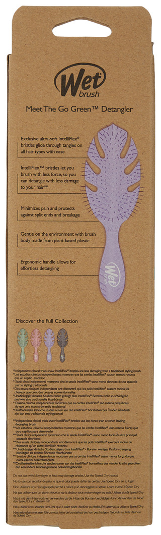 Thumbnail 4: Wet Brush Wet Brush Go Green Detangler Ball Tipped Hair Brush 