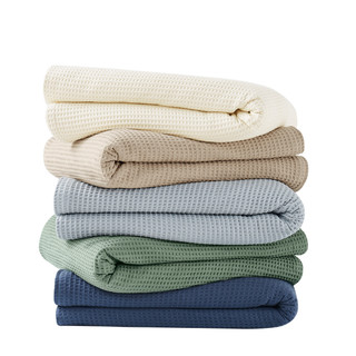Thumbnail 16: CANNON CANNON Heritage Cotton Waffle Blanket 