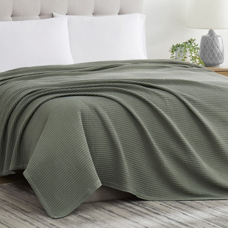 Thumbnail 8: CANNON CANNON Heritage Cotton Waffle Blanket 