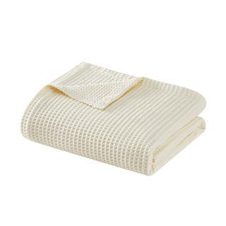Thumbnail 3: CANNON CANNON Heritage Cotton Waffle Blanket 