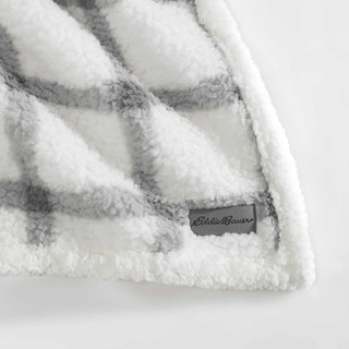 Thumbnail 10: Eddie Bauer Eddie Bauer Bunkhouse Plaid Sherpa Throw Blanket 