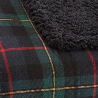 Thumbnail 6: Eddie Bauer Eddie Bauer Mountain Pine Tartan Flannel Reversible Throw 