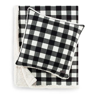 Thumbnail 2: Eddie Bauer Eddie Bauer Cabin Plaid Twill Throw & Pillow Set 