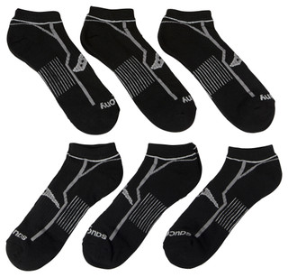 Thumbnail 2: Saucony Saucony Mens 6-pk. Performance Cushioned No Show Socks 