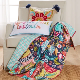 Thumbnail 8: Levtex Home Levtex Home Reversible Jules Quilted Throw 