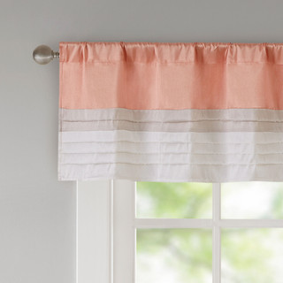 Thumbnail 6: Madison Park Madison Park Amherst Polyoni Pintuck Valance 