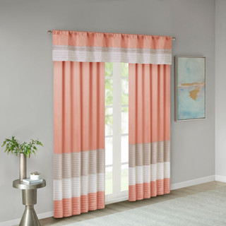 Thumbnail 8: Madison Park Madison Park Amherst Polyoni Pintuck Valance 