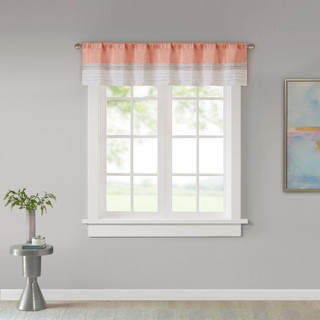 Thumbnail 4: Madison Park Madison Park Amherst Polyoni Pintuck Valance 