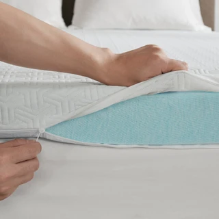 Thumbnail 36: Sleep Philosophy Flexapedic 3M Moisture Management Mattress Topper 