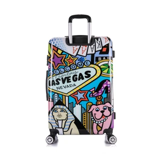 Thumbnail 6: INUSA INUSA Cities Hardside Lightweight Spinner 3 pc Luggage Set 