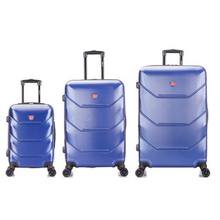 Thumbnail 2: DUKAP DUKAP Zonix Hardside Lightweight Spinner 3 pc Luggage Set 