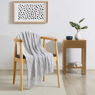 Thumbnail 1: Brooklyn Loom Brooklyn Loom Woven Texture Solid Throw 
