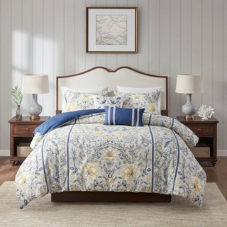 Thumbnail 6: Harbor House Harbor House Livia 5 Piece Cotton Duvet Cover Set 