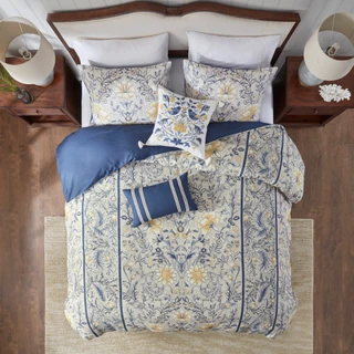 Thumbnail 9: Harbor House Harbor House Livia 5 Piece Cotton Duvet Cover Set 