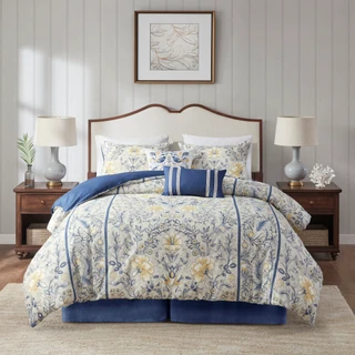 Thumbnail 10: Harbor House Harbor House Livia 6 Piece Cotton Comforter Set 