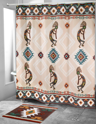 Thumbnail 2: AVANTI Avanti Navajo Dance Shower Curtain 