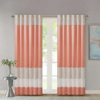 Thumbnail 4: Madison Park Madison Park Amherst Polyoni Pintuck Window Curtain 