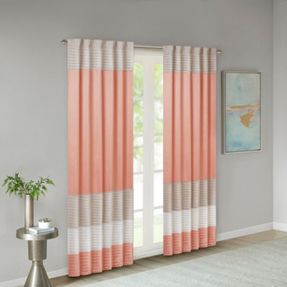 Thumbnail 2: Madison Park Madison Park Amherst Polyoni Pintuck Window Curtain 