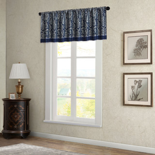 Thumbnail 1: Madison Park Madison Park Aubrey Jacquard Window Valance 