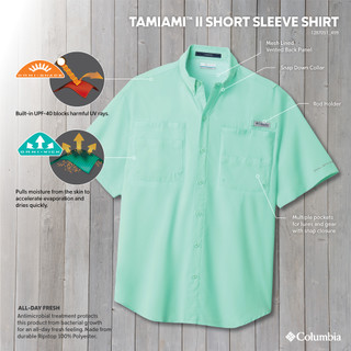 Thumbnail 12: Columbia Columbia Mens PFG Tamiami Short Sleeve Shirt 