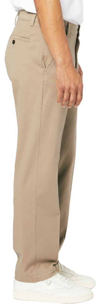 Thumbnail 6: Dockers Mens Easy Stretch Straight Fit Flat Front Khaki Pants 