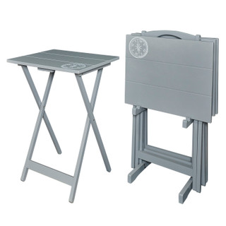 Thumbnail 2: Linon Linon Malay Compass Tray Table Set 