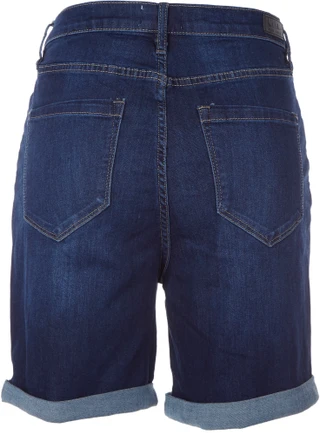Thumbnail 4: Nicole Miller Nicole Miller Womens High Rise Bermuda Cuff Shorts 