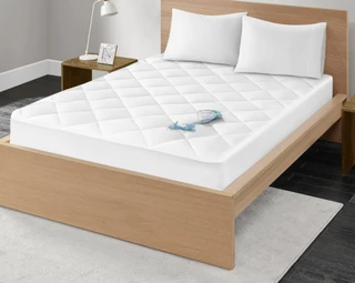 Thumbnail 6: Madison Park Madison Park Waterproof Down Alternative Mattress Pad 
