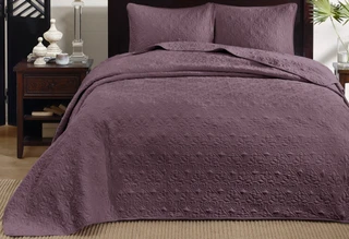 Thumbnail 6: Madison Park Madison Park Quebec 3 pc Corner Pleated Quilted Bedspread 