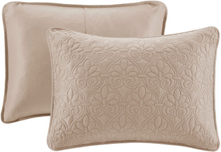 Thumbnail 9: Madison Park Madison Park Quebec 3 pc Corner Pleated Quilted Bedspread 