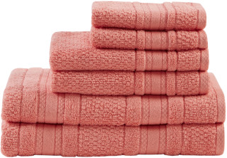 Thumbnail 2: Madison Park Madison Park Adrien 6-pc. Super Soft Cotton Towel Set 