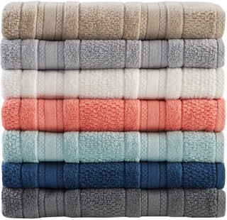 Thumbnail 4: Madison Park Madison Park Adrien 6-pc. Super Soft Cotton Towel Set 