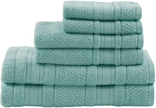 Thumbnail 2: Madison Park Madison Park Adrien 6-pc. Super Soft Cotton Towel Set 