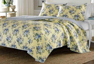 Thumbnail 12: Laura Ashley Laura Ashley Linley Quilt Set 