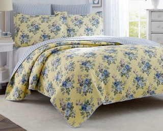 Thumbnail 4: Laura Ashley Laura Ashley Linley Quilt Set 