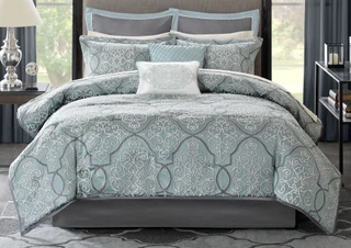 Thumbnail 8: Madison Park Madison Park Lavine 12-pc. Comforter Set 