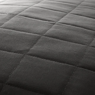 Thumbnail 4: IENJOY HOME Home Collections Premium Soft Square Quilted Coverlet Set 