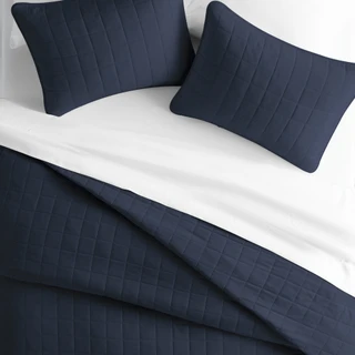 Thumbnail 12: IENJOY HOME Home Collections Premium Soft Square Quilted Coverlet Set 